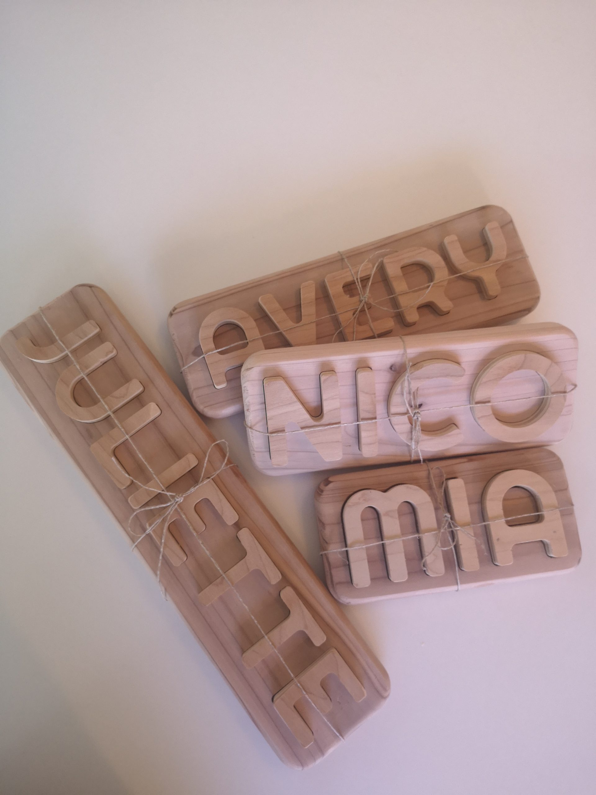 Custom Wooden Name Puzzle